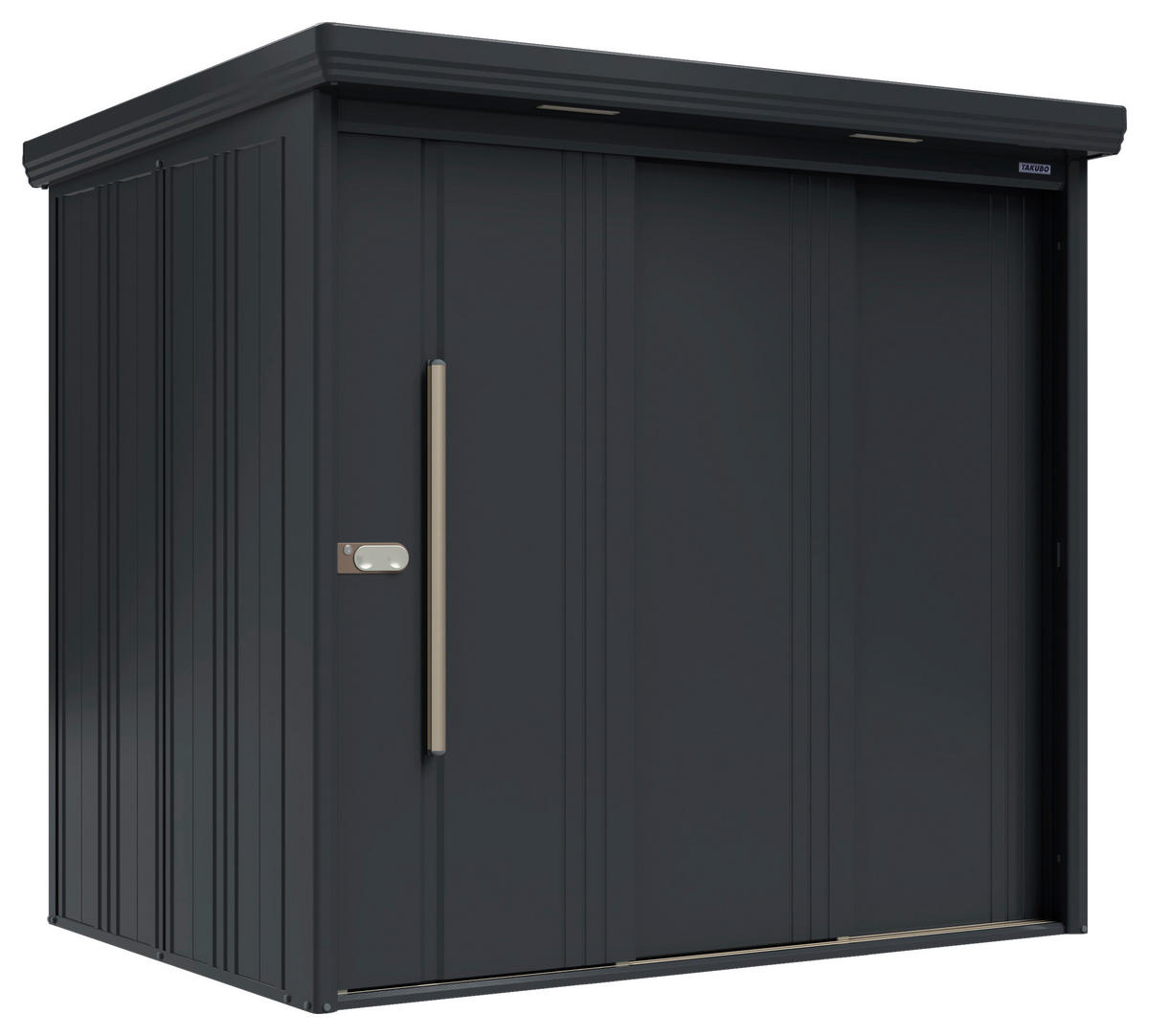 Takubo Gerätehaus Casa anthrazit B/H/L: ca. 220x211x159 cm Casa - anthrazit (159,00/220,00/211,00cm) - Takubo
