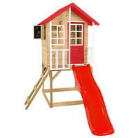 Zwerkules Spielhaus Lolla natur B/H/L: ca. 148x224x270 cm Lolla - weiß/natur (270,00/148,00/224,00cm) - Zwerkules