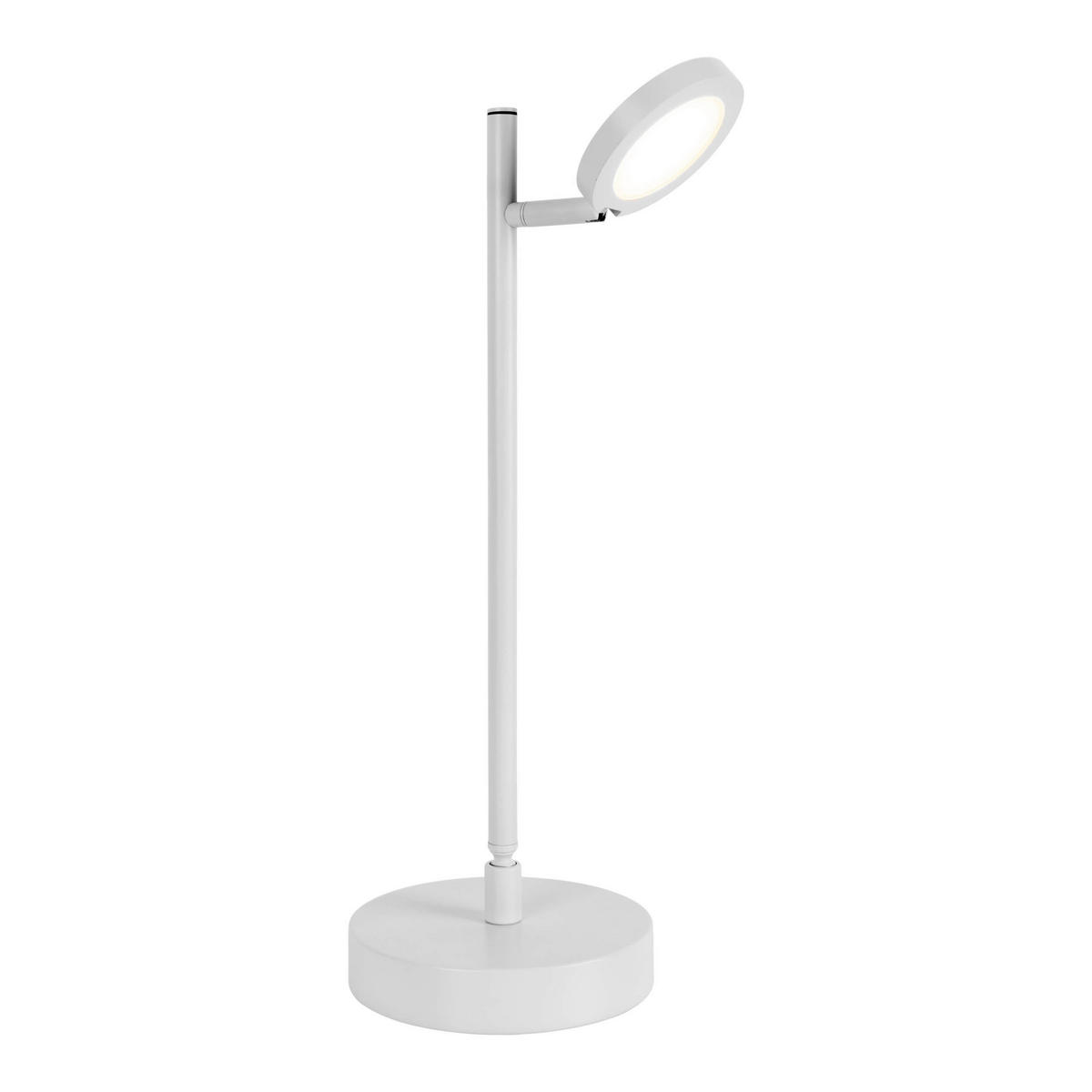 Näve Leuchten LED-Tischleuchte weiß Kunststoff Metall B/H/T: ca. 22,6x45x16 cm LUPA - weiß (22,60/45,00/16,00cm) - Näve Leuchten