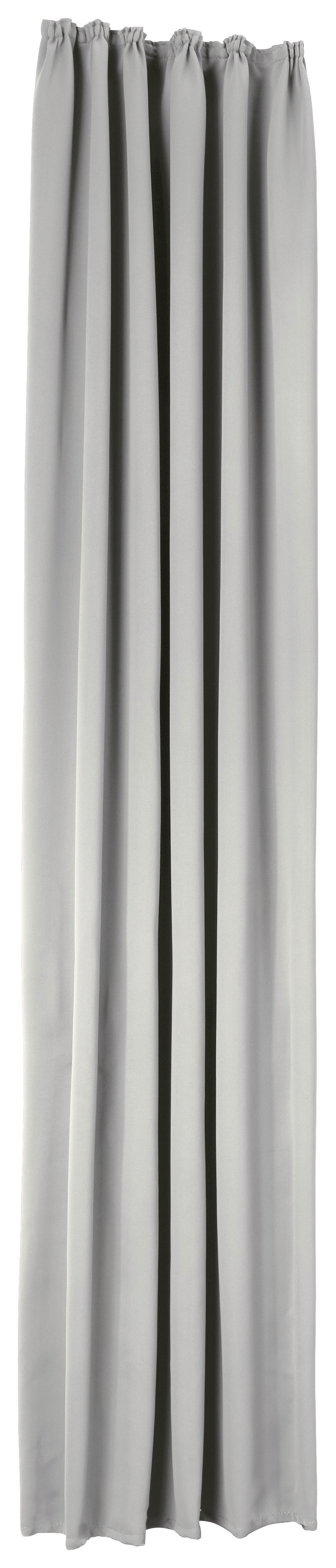POCOline Verdunklungsvorhang Juna silber B/L: ca. 135x245 cm Juna - silber (135,00/245,00cm) - POCOline