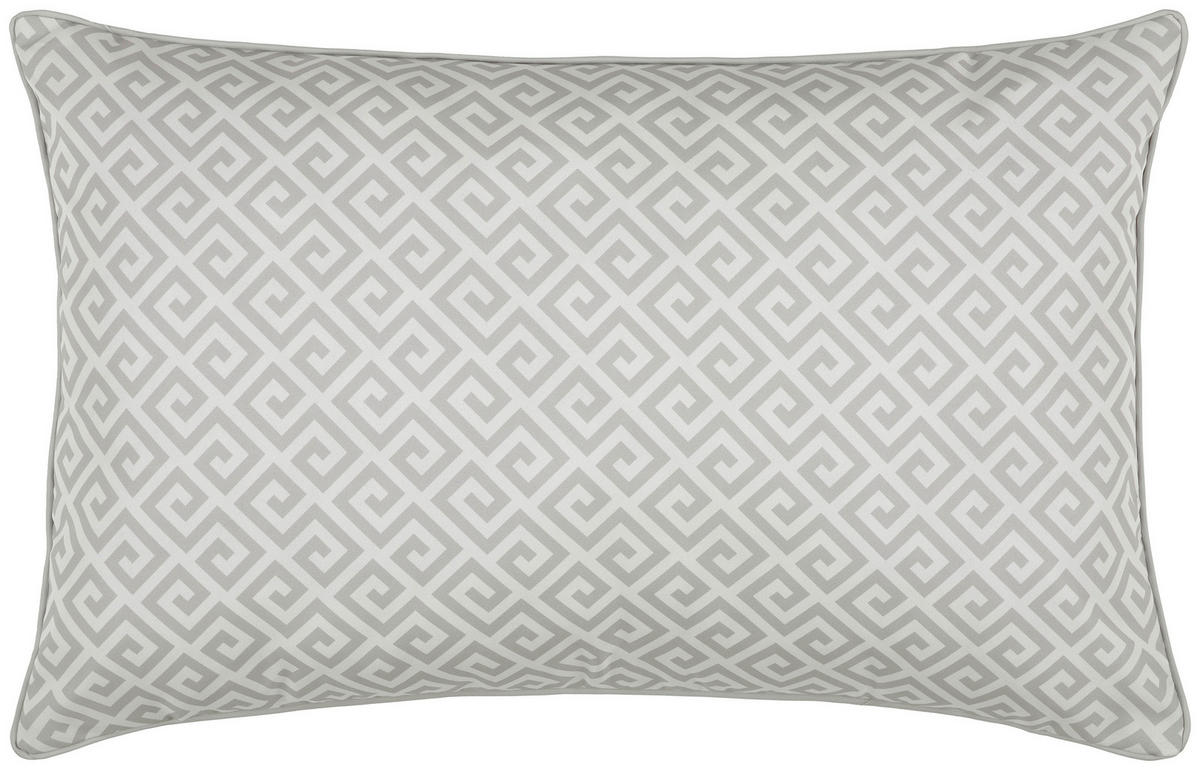 Dekokissen Dekokissen_Outdoor Kreta silber - weiß/silber (45,00/70,00cm) - POCOline