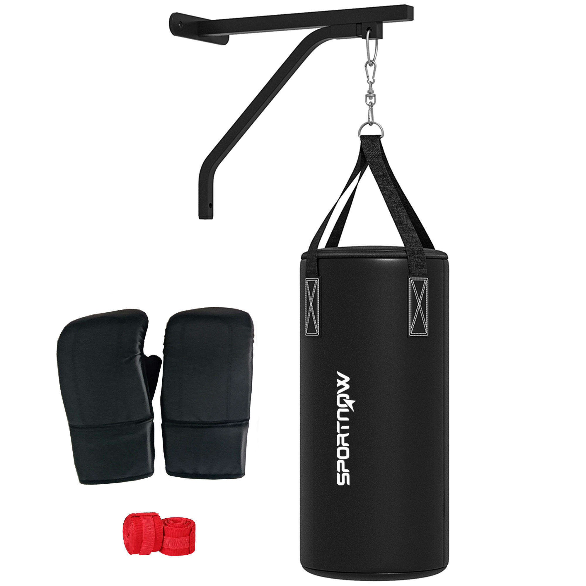 SPORTNOW Aufhängung für Sandsack schwarz Stahl B/H/L: ca. 30x90x30 cm Aufhängung für Sandsack - schwarz (30,00/30,00/90,00cm) - SPORTNOW