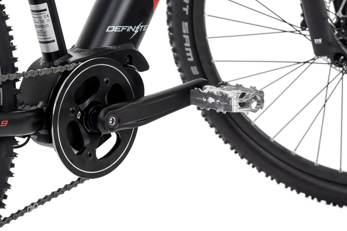 Adore Mountain E-Bike Xpose 27,5'' Xpose 27,5 Zoll Rahmenhöhe 51 cm 9 Gänge schwarz schwarz ca. 250 W ca. 36 V ca. 27,5 Zoll Xpose - schwarz - Adore