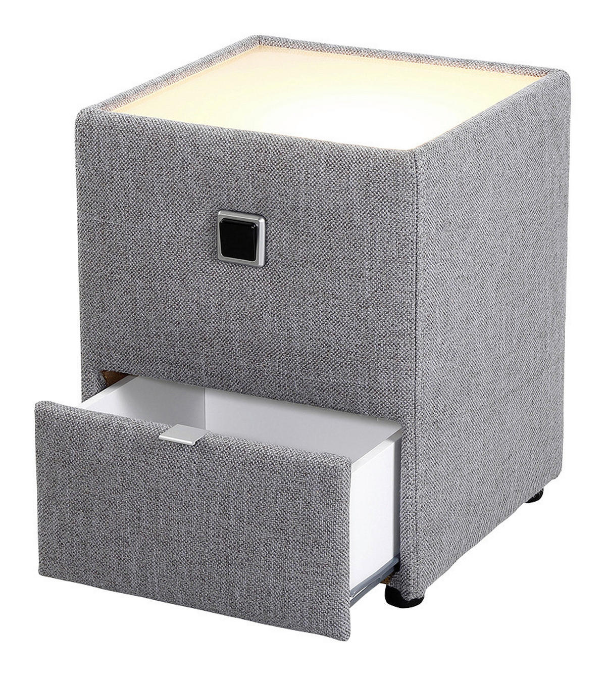 Nachtkonsole  grau Lancy_Nachtkonsole 474/19 - grau (45,00/53,00/45,00cm)
