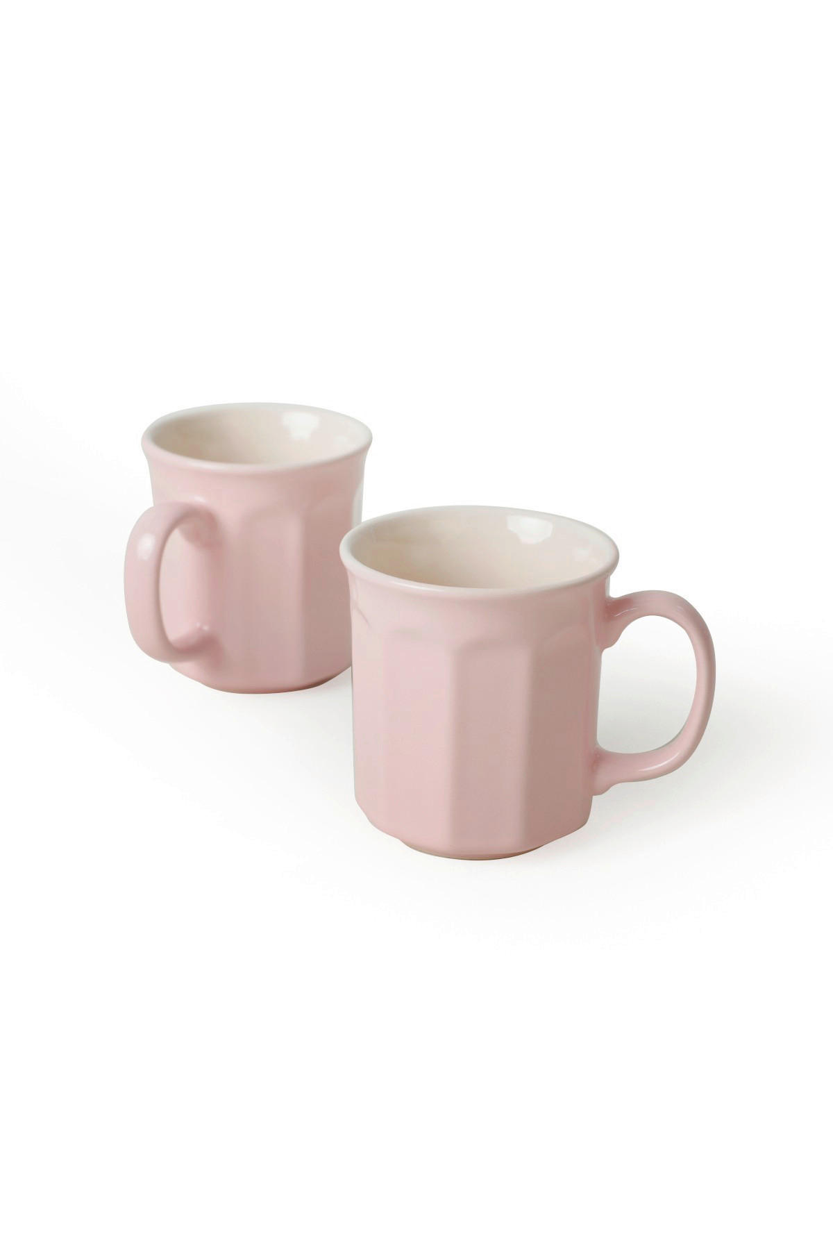 HermiaConcept Kaffeebecher 6-tlg. rosa Keramik 6 tlg. 6-tlg. - creme/rosa (9,00/9,00cm) - HermiaConcept