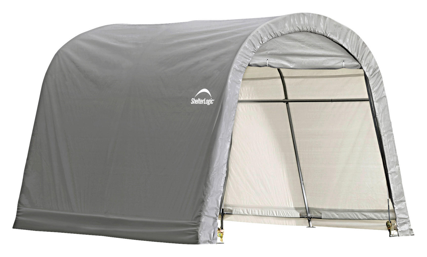 ShelterLogic Gartenhaus Shed-in-a-Box grau B/H/L: ca. 300x240x300 cm Shed-in-a-Box - grau (300,00/300,00/240,00cm) - ShelterLogic