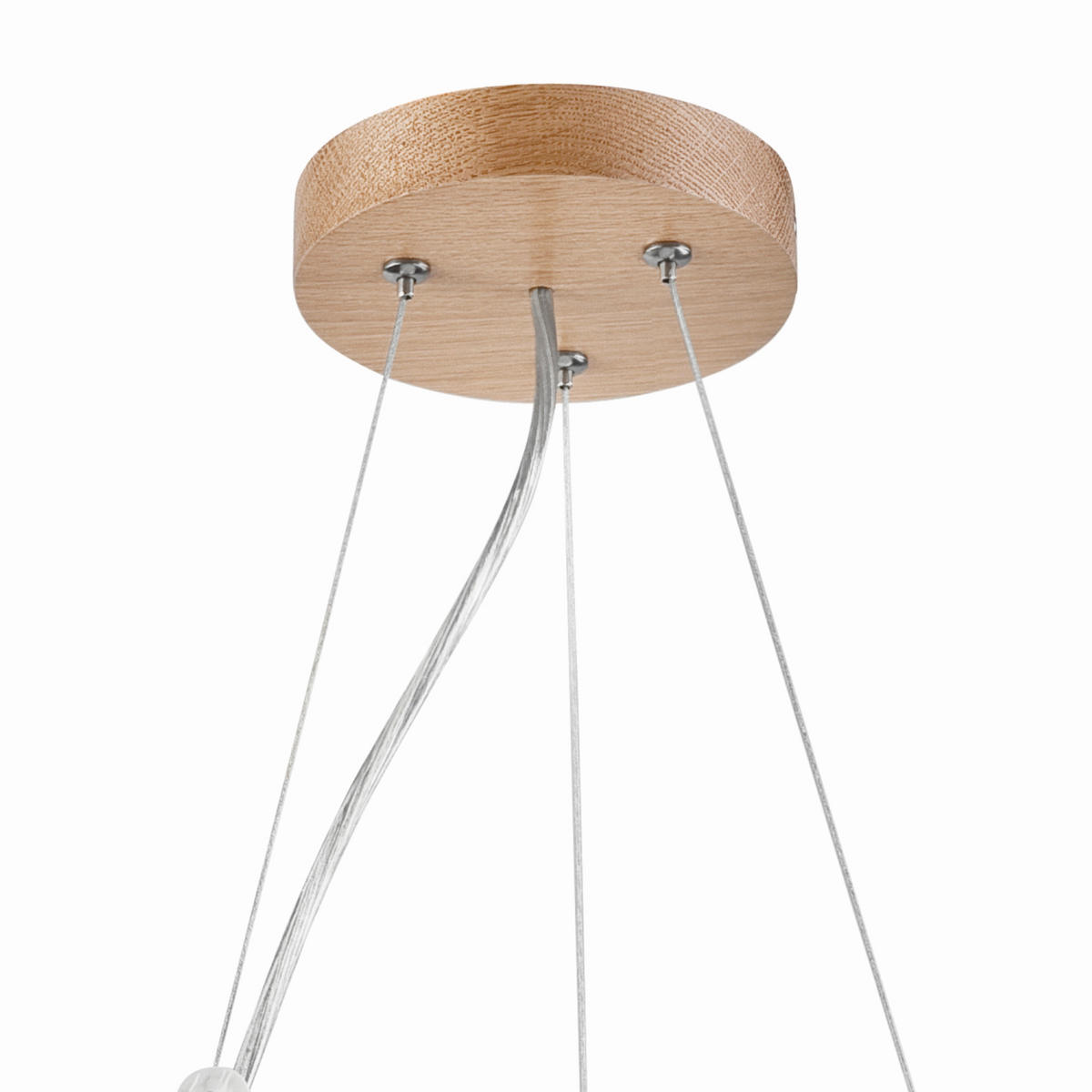 Lamkur Deckenleuchte weiß Holz Glas B/H/L: ca. 38x80x38 cm E27 2 Brennstellen EVELINE - weiß (38,00/38,00/80,00cm) - Lamkur