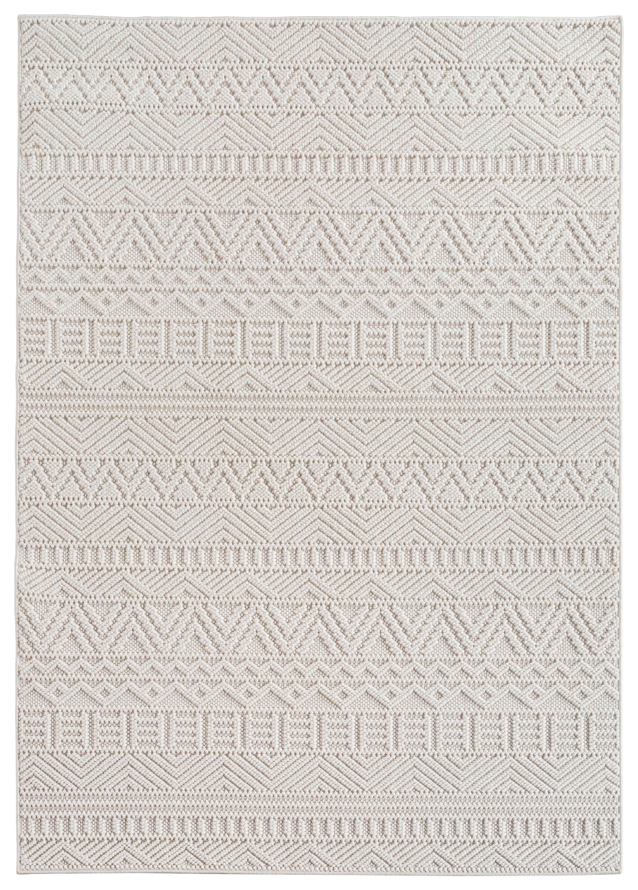Ayyildiz Kurzflorteppich HELIX creme B/H/L: ca. 60x0,7x110 cm HELIX - creme (110,00/60,00/0,70cm) - Ayyildiz