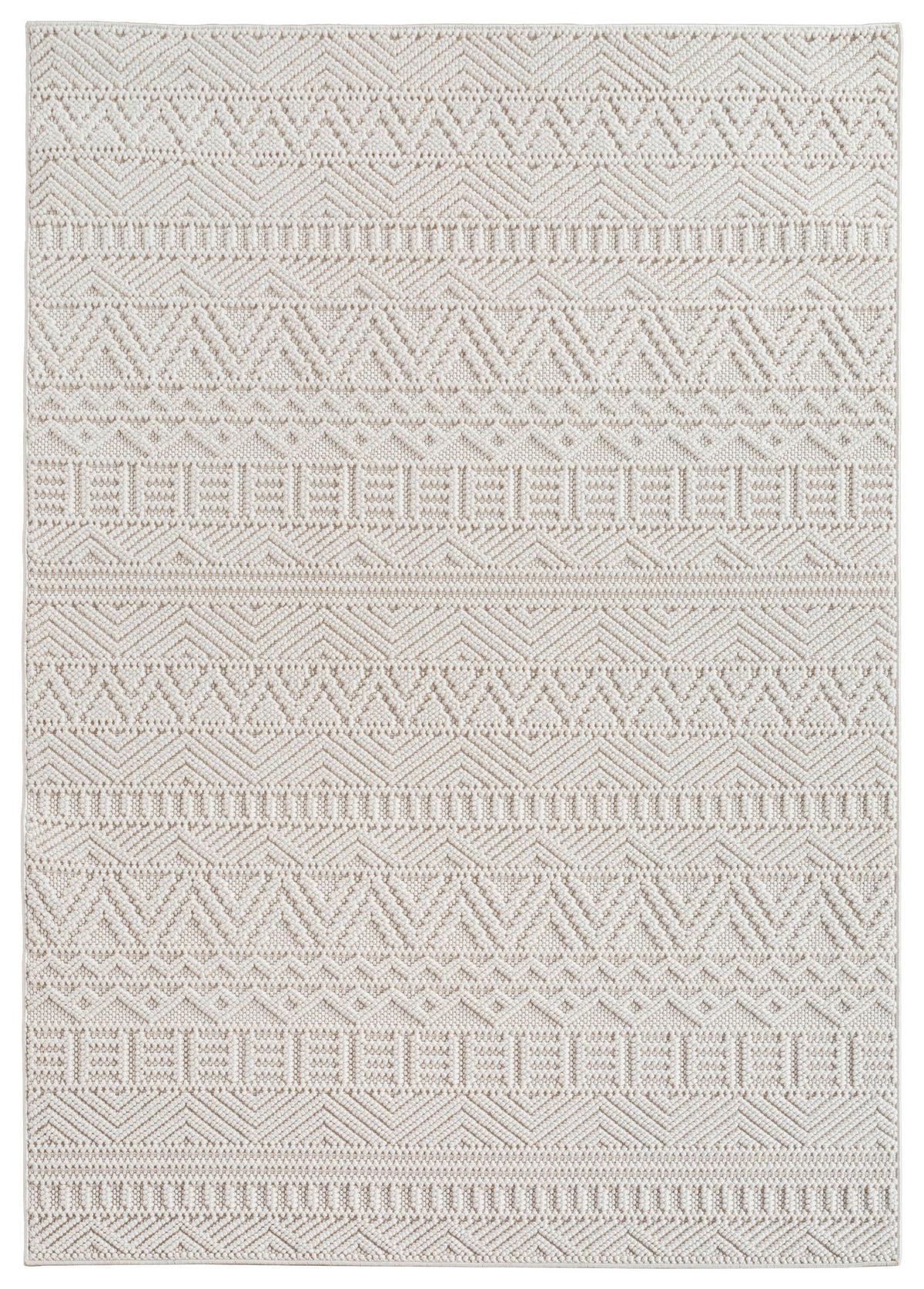 Ayyildiz Kurzflorteppich HELIX creme B/H/L: ca. 60x0,7x110 cm HELIX - creme (110,00/60,00/0,70cm) - Ayyildiz