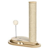 PawHut Kratzbaum Eiche Spanplatte B/H/L: ca. 23x40x35 cm Kratzbaum - Eiche (35,00/23,00/40,00cm) - PawHut