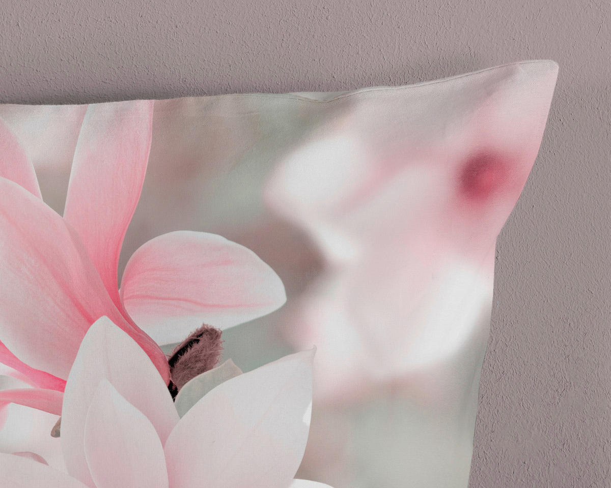 Bettwäsche Magna pink Polyester B/L: ca. 135x200 cm Magna - pink (135,00/200,00cm) - Pure