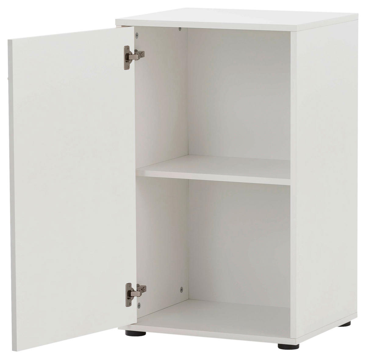 Midischrank Serie 400 perlweiß Optik B/H/T: ca. 50,9x83,6x41 cm Serie 400 - (50,90/83,60/41,00cm) - Möbelpartner