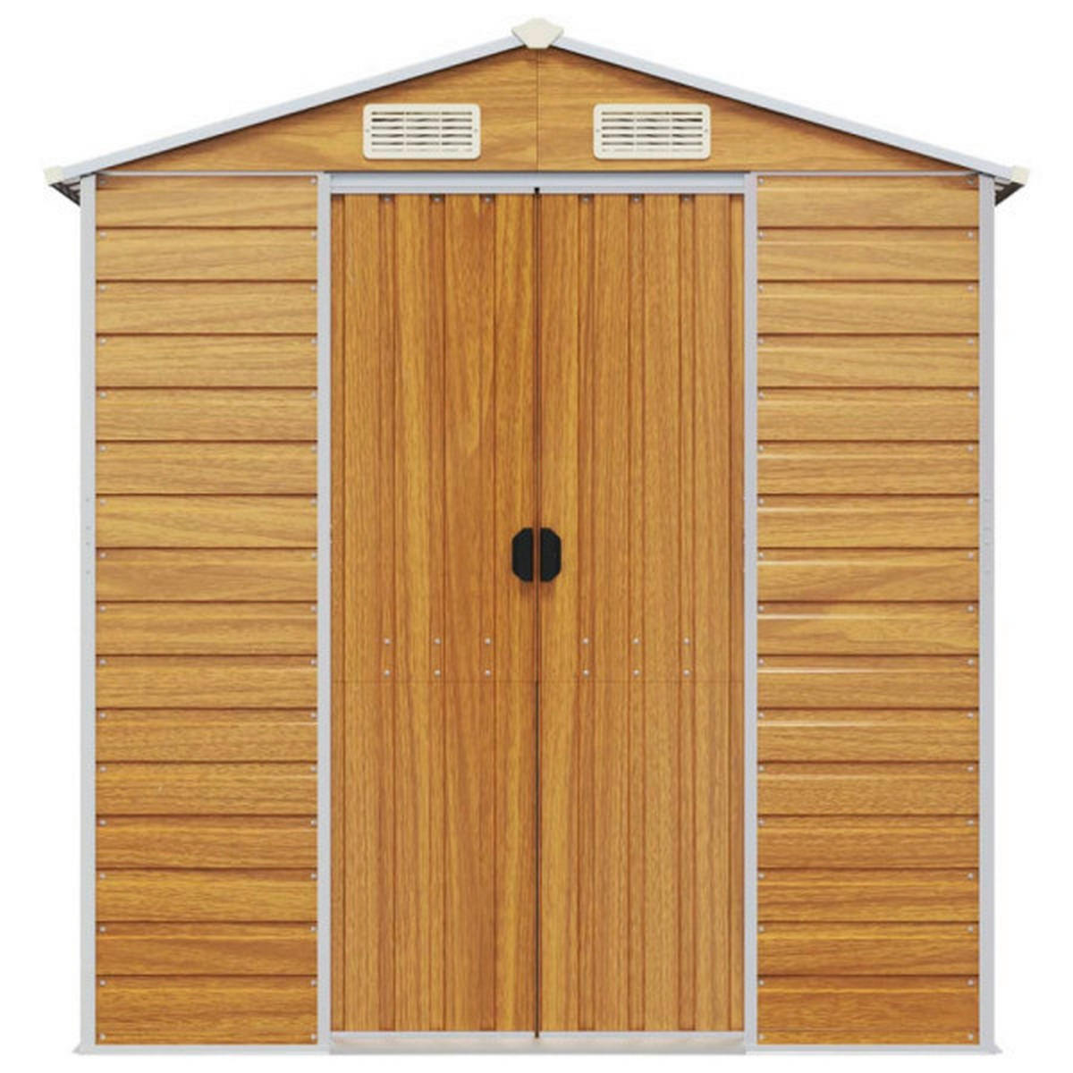 vidaXL Gartenhaus braun B/H/T: ca. 191x198x130 cm Gartenhaus - braun (191,00/198,00/130,00cm) - vidaXL