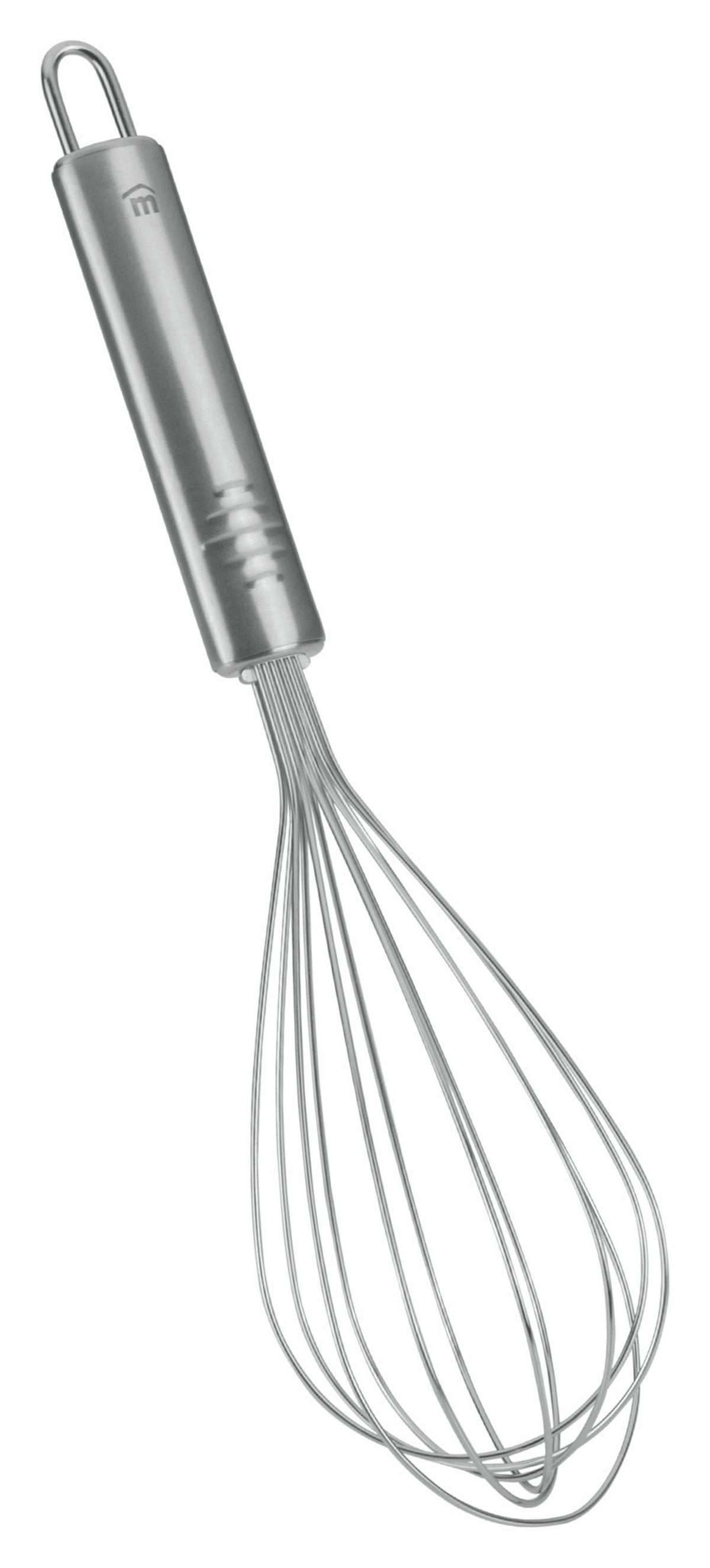 Haushaltshelfer silber Edelstahl B/H/L: ca. 7x28,5x7 cm Schneebesen - silber (7,00/7,00/28,50cm)