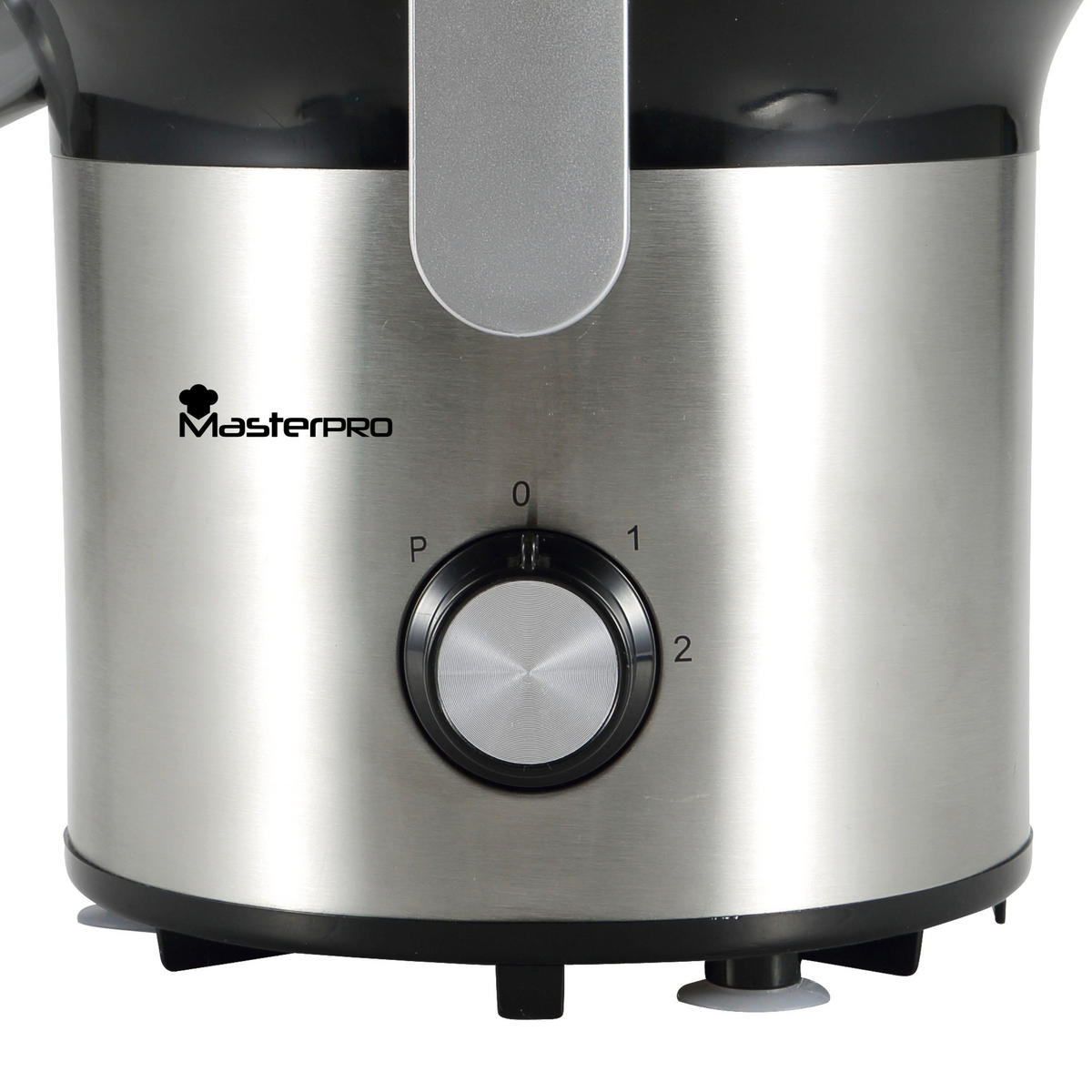 MASTERPRO Entsafter silber Edelstahl Kunststoff B/H/T: ca. 22x34,2x22,4 cm ca. 0,3 l Foodies BGMP-9001 - schwarz/silber (22,00/34,20/22,40cm) - MASTERPRO
