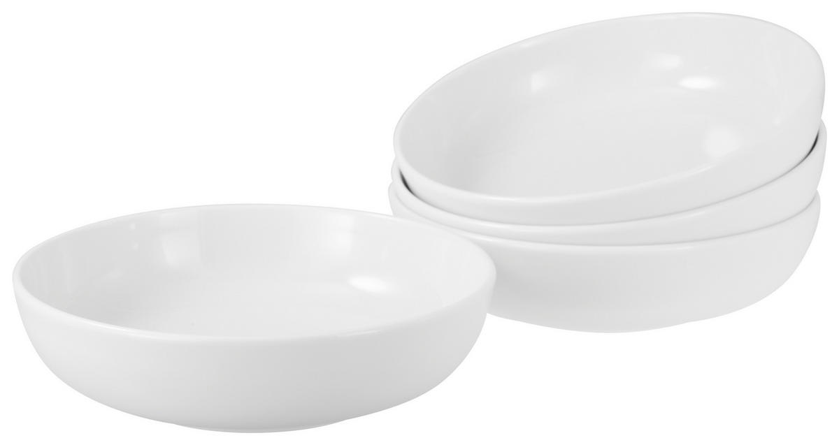 CreaTable Schüssel-Set Allround Weiss weiß Porzellan Allround Weiss - weiß - CreaTable