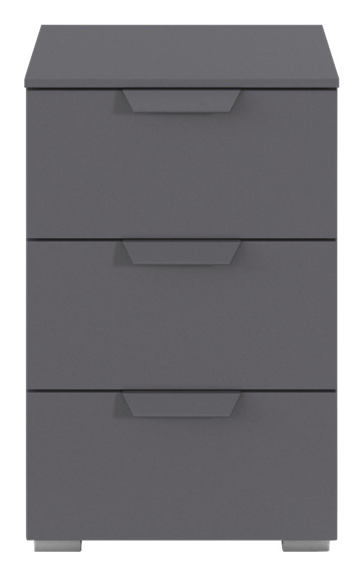 Nachtkonsole Aditio grau B/H/T: ca. 40x61x42 cm Aditio - Alu/grau (40,00/61,00/42,00cm)