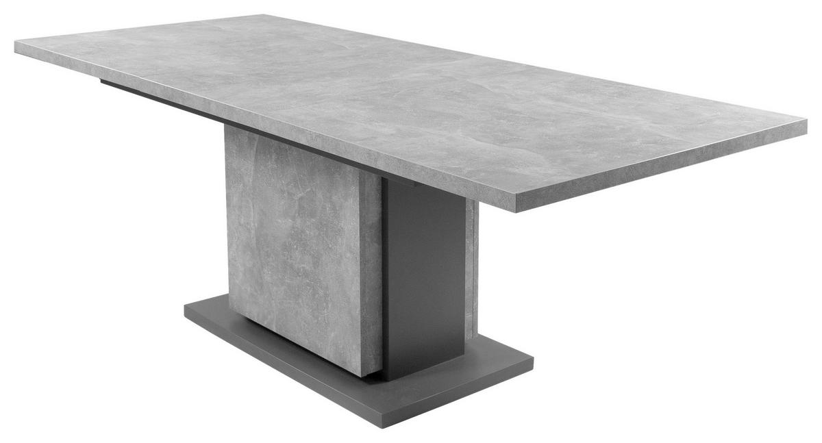 Tisch BRITTA Beton Optik anthrazit B/H/T: ca. 160x75x90 cm BRITTA - Beton/anthrazit (160,00/75,00/90,00cm) - byLIVING