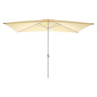 VCM Sonnenschirm champagner Polyester-Mischgewebe B/H/L: ca. 200x235x300 cm Sonnenschirm - champagner (300,00/200,00/235,00cm) - VCM