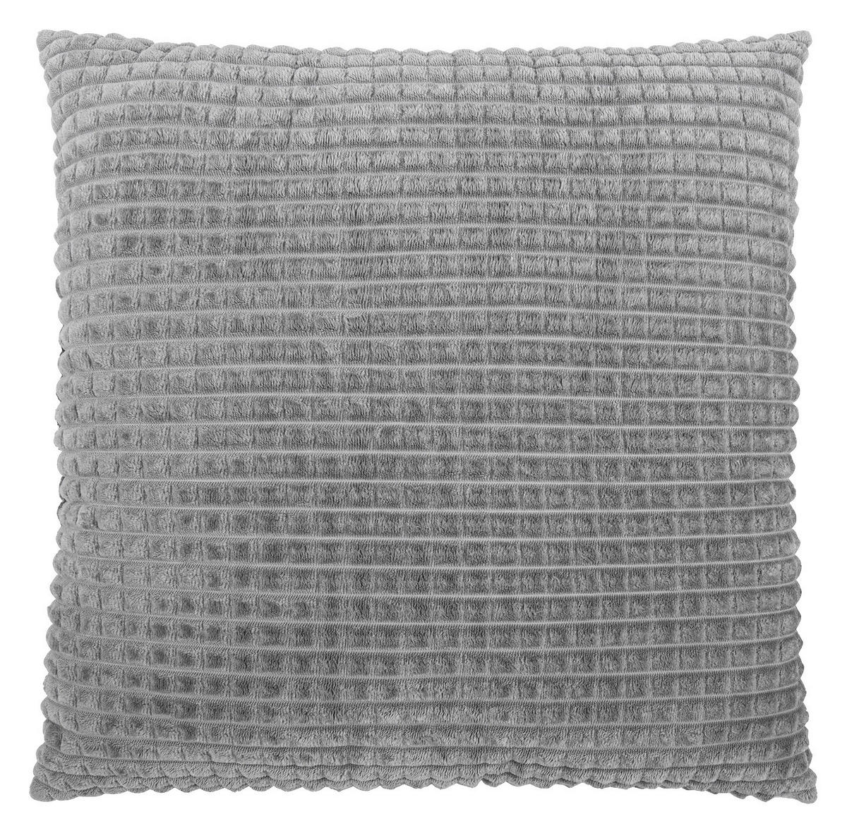 Dekokissen Dekokissen_Wendeoptik 60x60cm - silber (60,00/60,00/14,00cm)