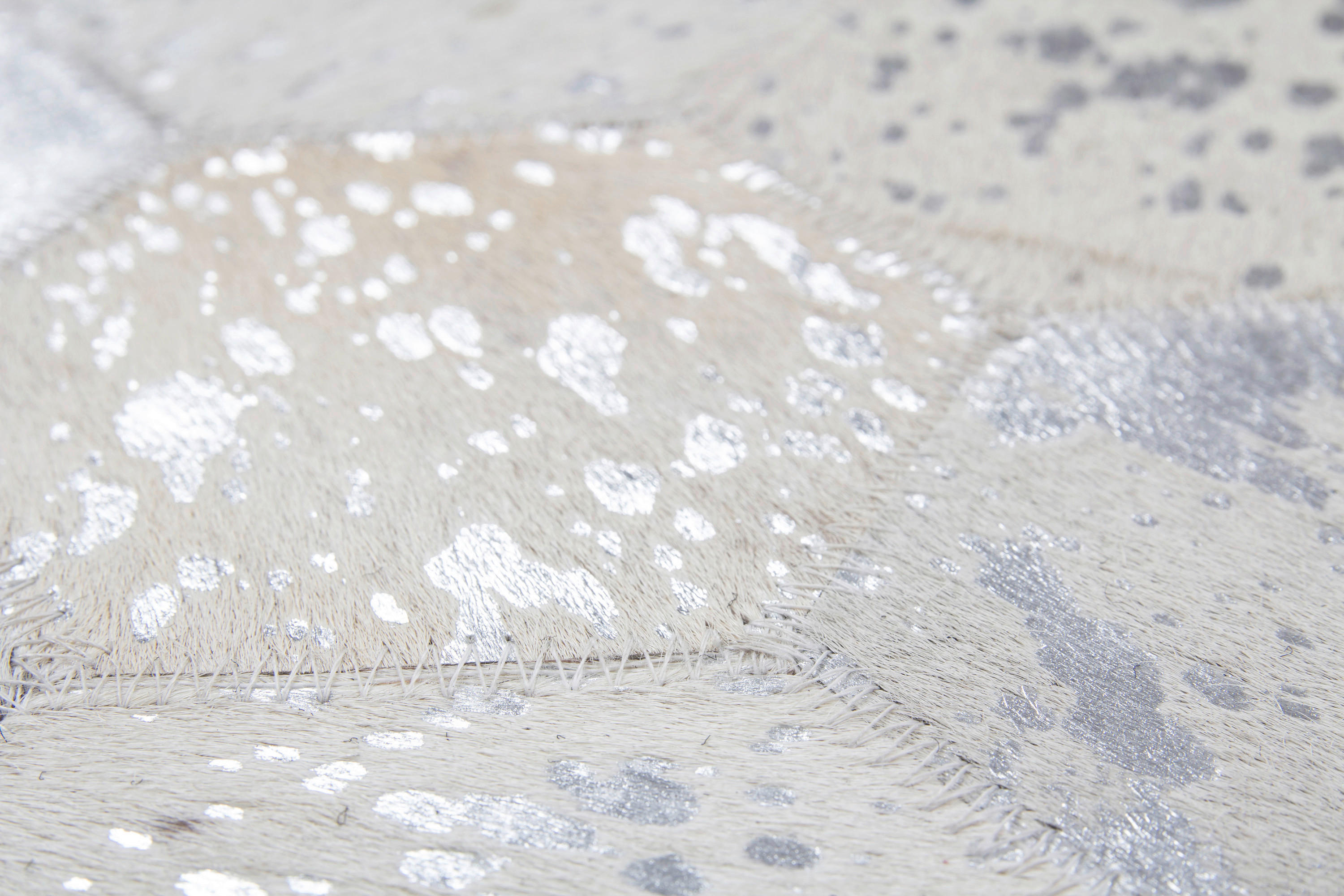 360Living Teppich Dazzle grau B/L: ca. 160x230 cm Dazzle - silber/grau (160,00/230,00cm) - 360Living