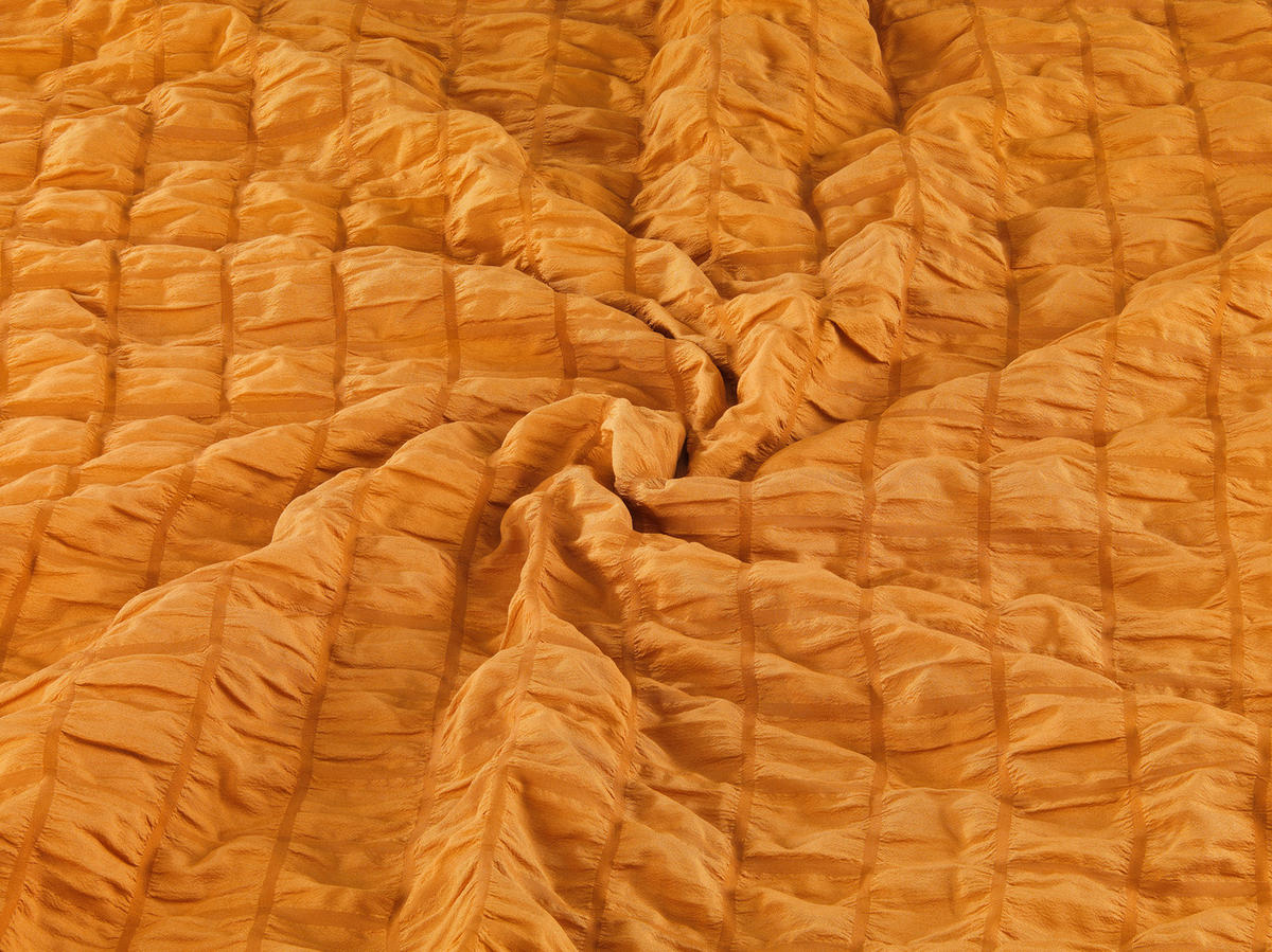 Microfaser Bettwäsche Seersucker Bettwäsche_Seersucker gold 135x200 - gold (135,00/200,00cm) - beau rêve