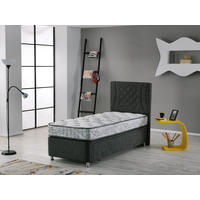 Polsterbett Comet grau Comet - grau (90,00/128,00/200,00cm)