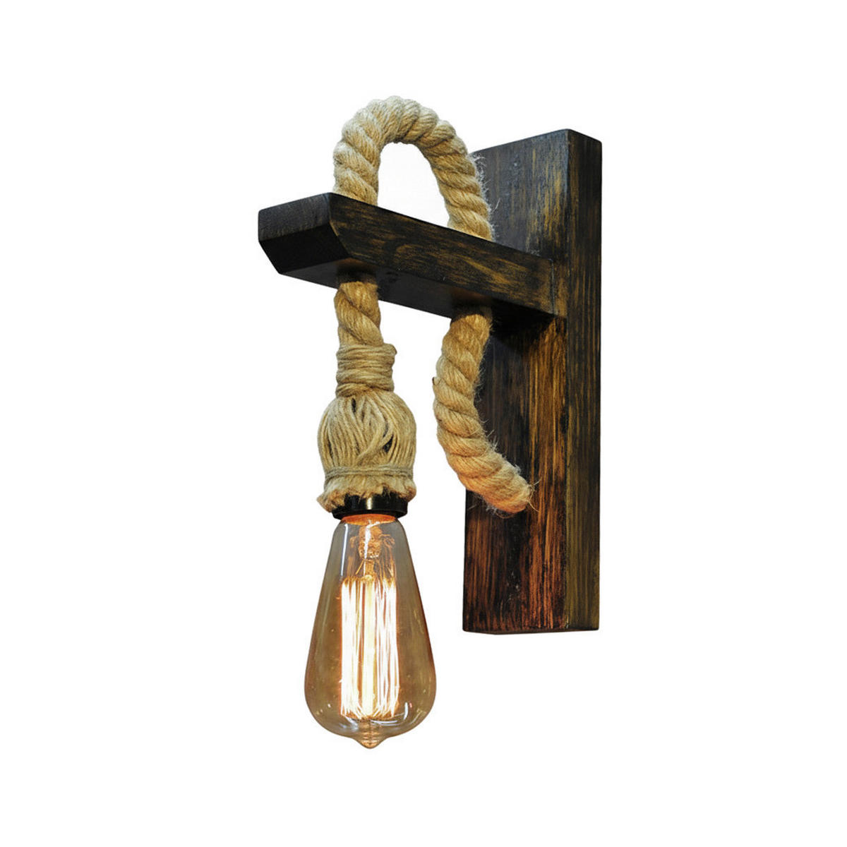 Opviq Wandleuchte beige Fichte B/H/L: ca. 23x9x30 cm E27 1 Brennstellen Wandleuchte_PP157 - beige (30,00/23,00/9,00cm) - Opviq