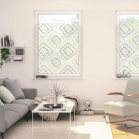 LICHTBLICK Fensterfolie Boho Drop Rectangle Grafik Boho Drop Rectangle beige B/L: ca. 100x180 cm Boho Drop Rectangle - beige (100,00/180,00cm) - LICHTBLICK