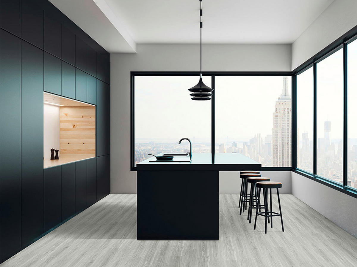 Vinylplanke Grey Oak ca. 1,115 m² im Paket B/L: ca. 15,24x91,44 cm Grey Oak ca. 1,115 m² im Paket - Eiche/grau (15,24/91,44cm)