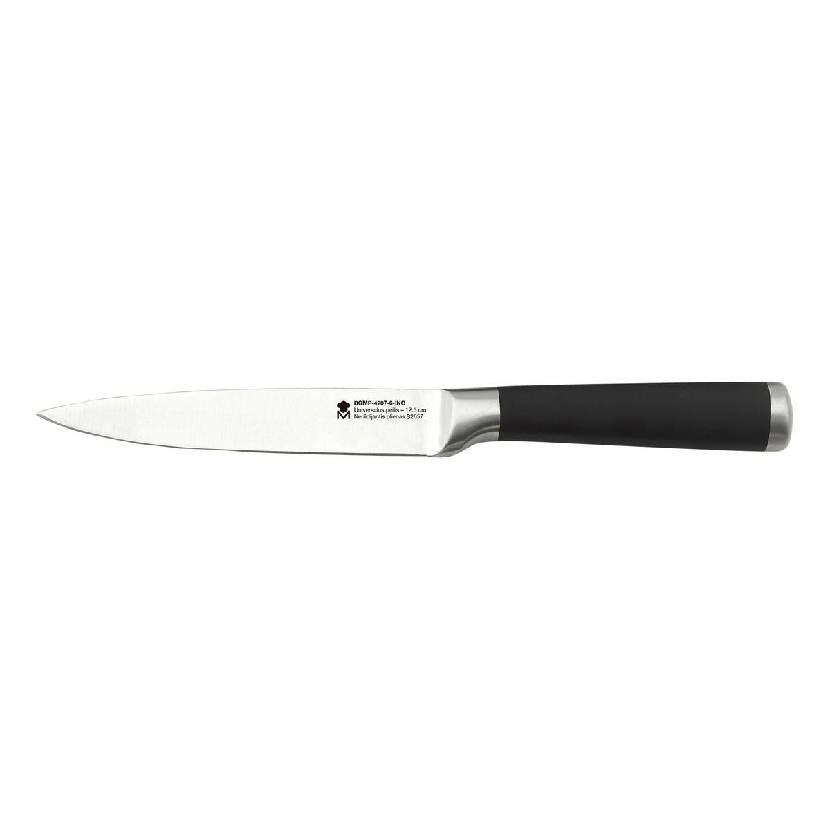 MASTERPRO Messerset FOODIES COLLECTION schwarz Edelstahl 3 tlg. FOODIES COLLECTION - schwarz - MASTERPRO