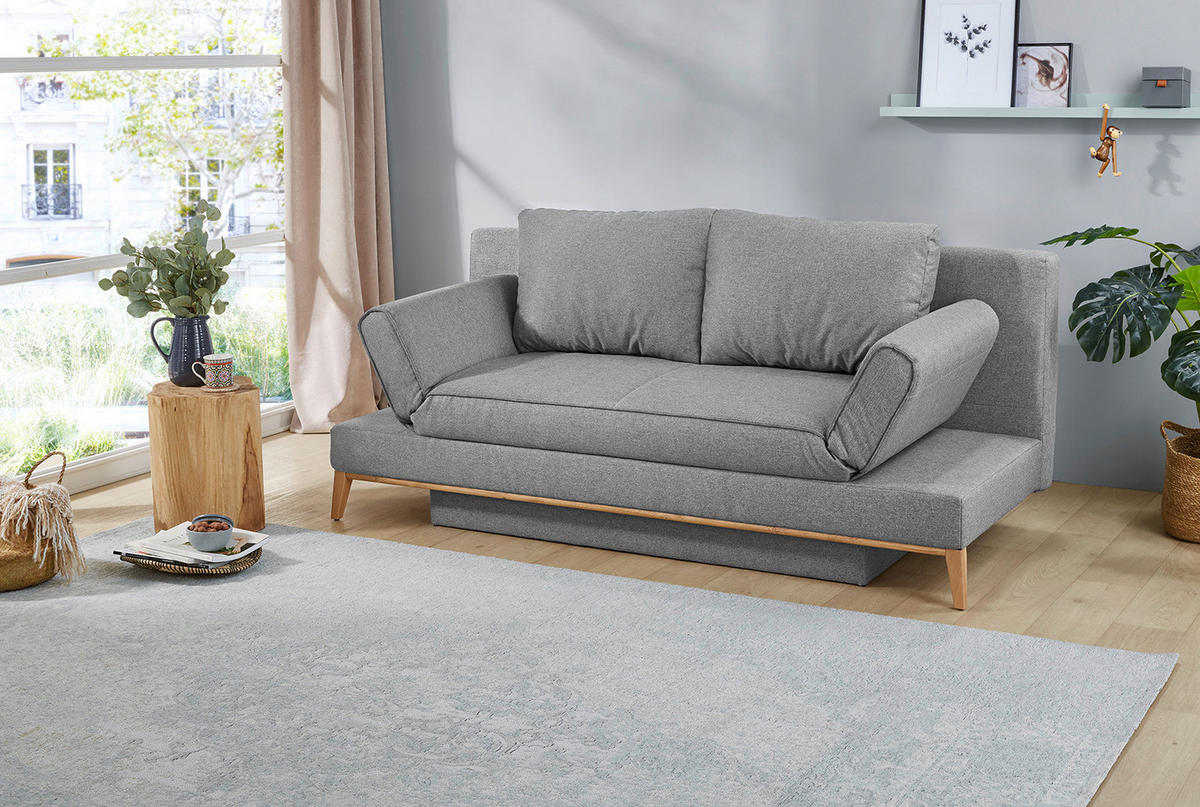 Schlafsofa  grau B/H/T: ca. 198x87x92 cm Yann_Schlafsofa - grau (198,00/87,00/92,00cm)