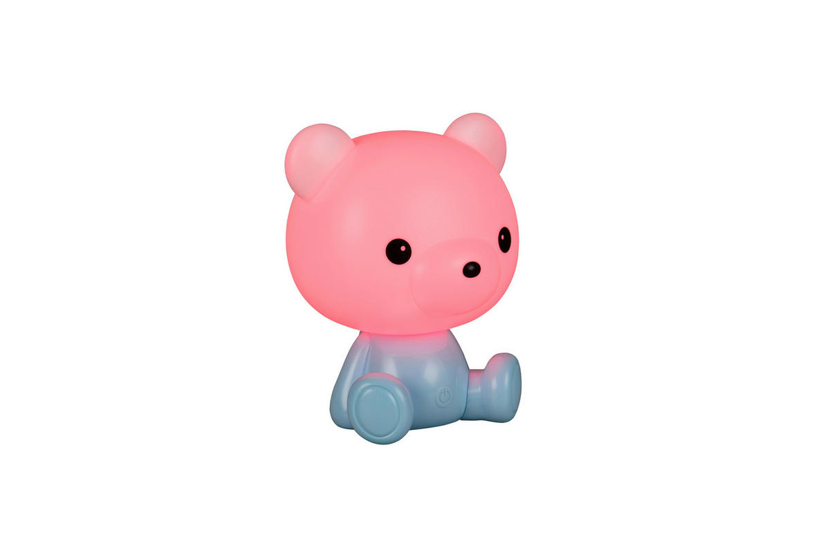 Reality LED Tischleuchte CUTIE blau Kunststoff B/H/T: ca. 21x25,5x19 cm 1 Brennstellen Cutie - blau (21,00/25,50/19,00cm) - Reality