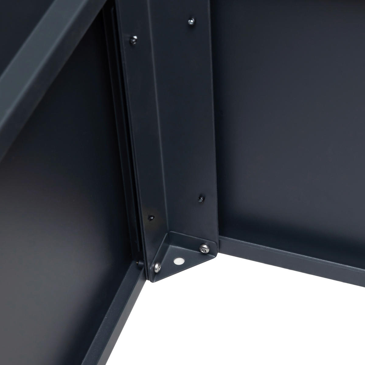 Westmann Hochbeet Primus L anthrazit Metall B/H/T: ca. 150x77x75 cm Primus L - anthrazit (150,00/77,00/75,00cm) - Westmann