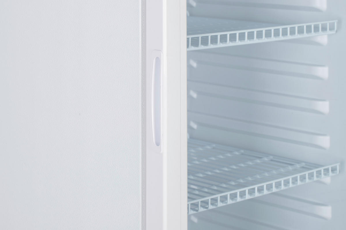 POCOline Glastürkühlschrank GTK144-235 DW weiß B/H/T: ca. 54x144x55 cm Glastürkühlschrank GTK144-235 DW - weiß (54,00/144,00/55,00cm) - POCOline