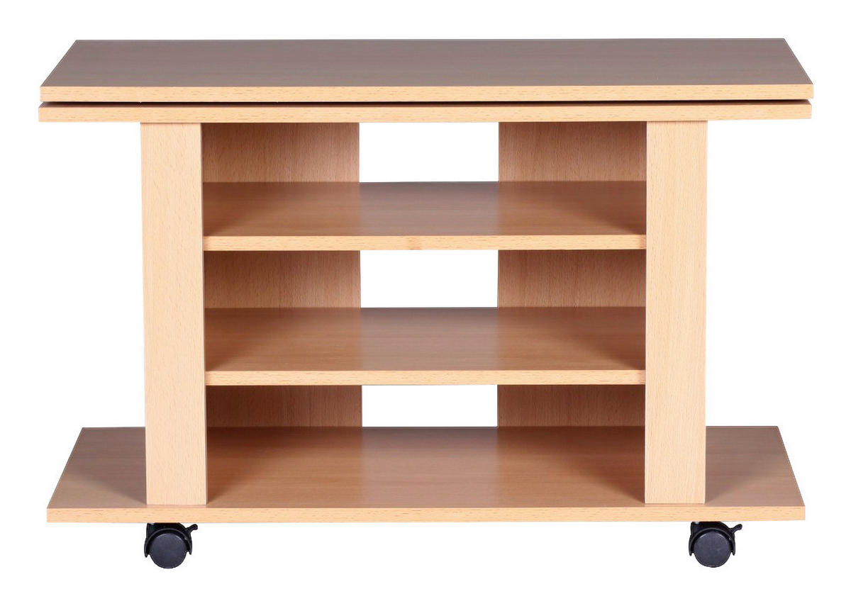 TV-Bank braun B/H/T: ca. 75x51x38 cm TV HiFi Bank OREGON - braun (75,00/51,00/38,00cm) - Wohnling