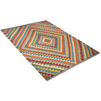 PersaTepp Teppich Kelim Gashgai bunt B/H/L: ca. 176x1x241 cm Kelim Gashgai - bunt (241,00/176,00/1,00cm) - PersaTepp