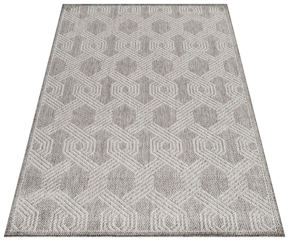 Ayyildiz Teppich ARUBA grau B/L: ca. 60x100 cm ARUBA - grau (60,00/100,00cm) - Ayyildiz