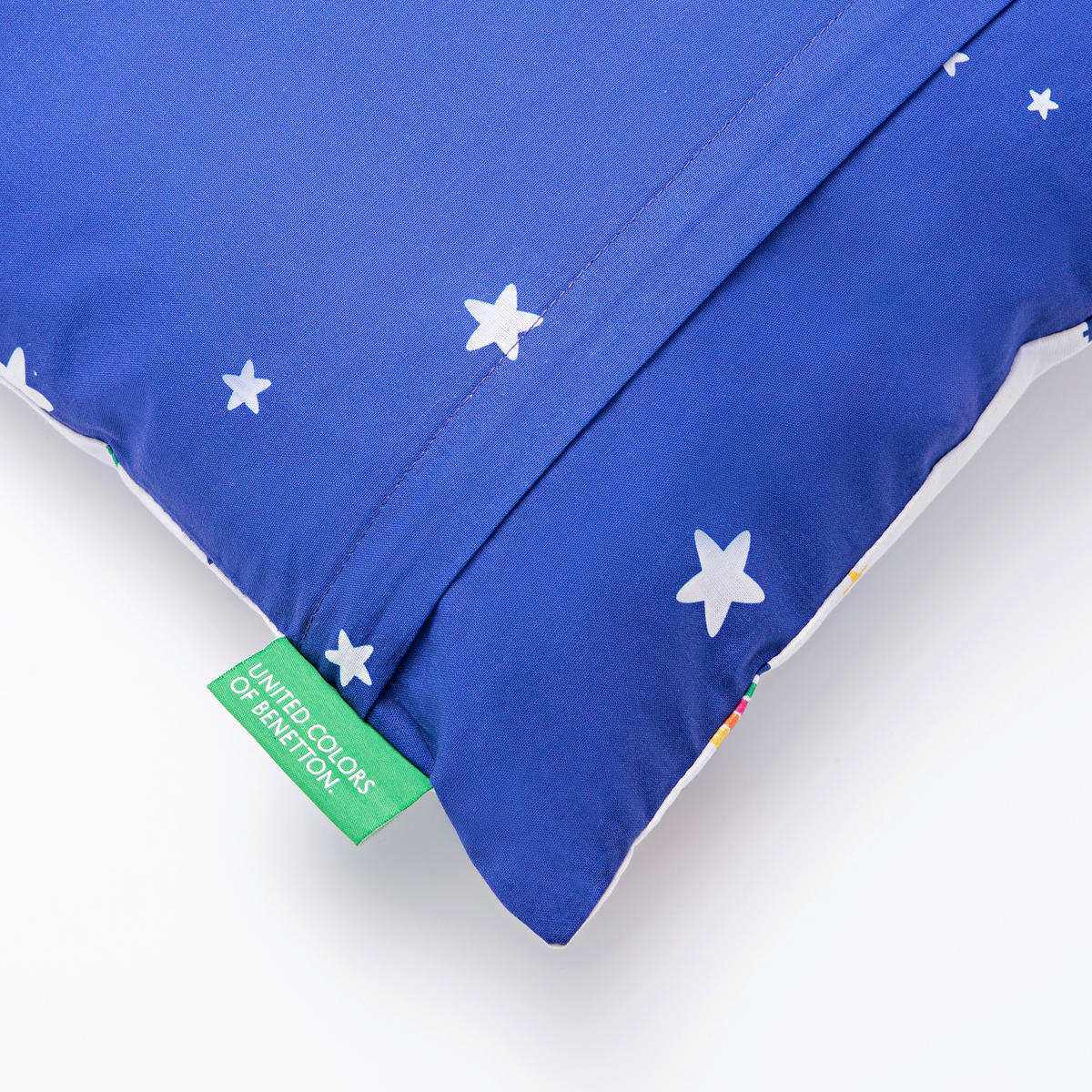 Dekokissen RAINBOW KIDS bunt Baumwolle B/L: ca. 30x30 cm RAINBOW KIDS - weiß/bunt (30,00/30,00cm) - BENETTON