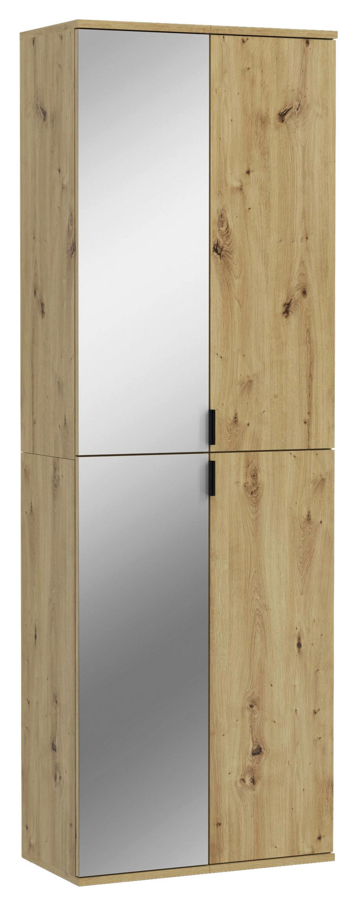 Garderobe PROJEKT Eiche Artisan Nachbildung Spiegel B/H/T: ca. 60x193x34 cm PROJEKT - Eiche (60,00/193,00/34,00cm) - xonox.home