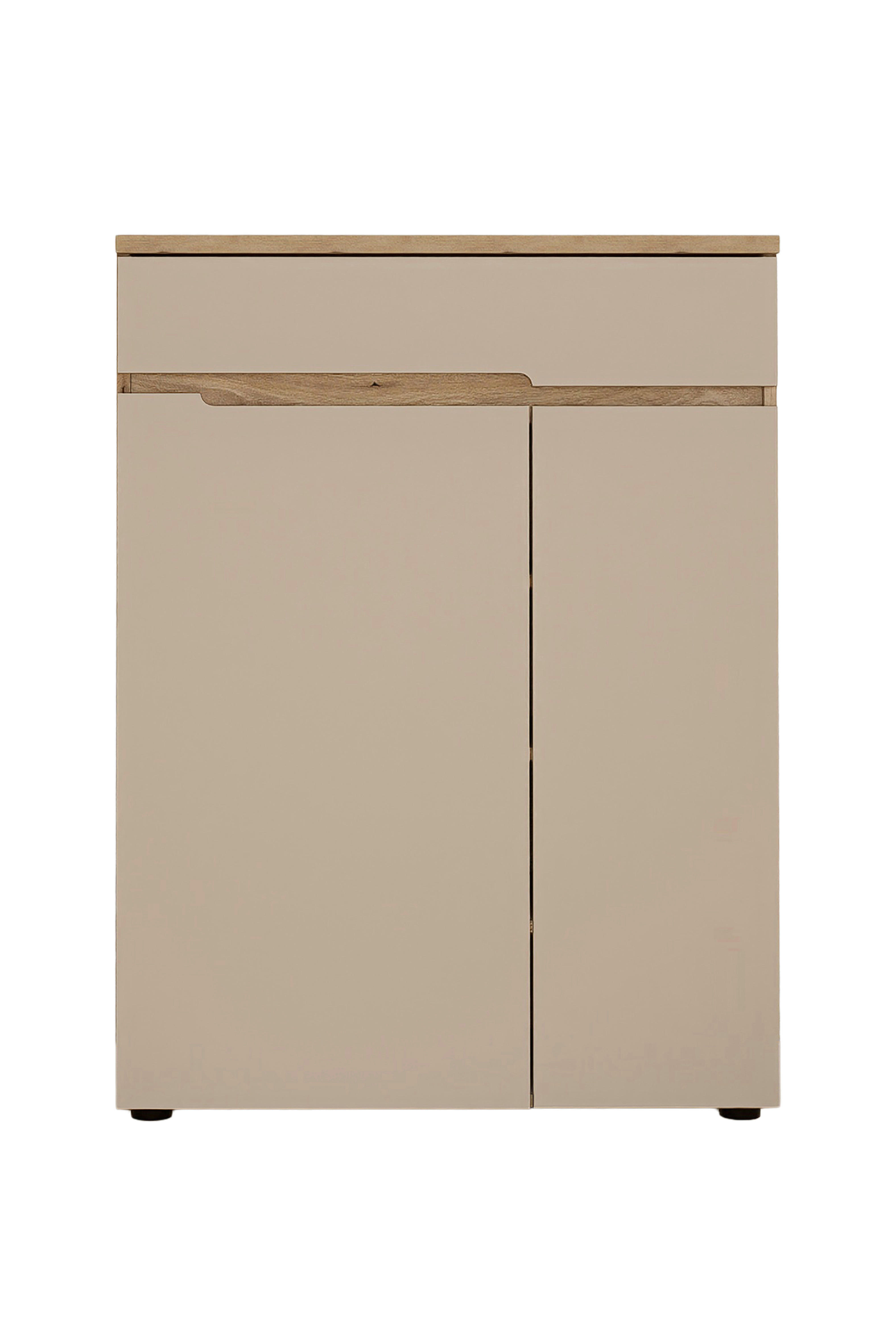 Thumbnail - Schuhkommode Fargo Eiche Cashmere B/H/T: ca. 80x107x38 cm