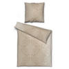Baumwoll Bettwäsche Biber Bettwäsche_Biber_Catharina 135x200 - sand/taupe (135,00/200,00cm) - beau rêve
