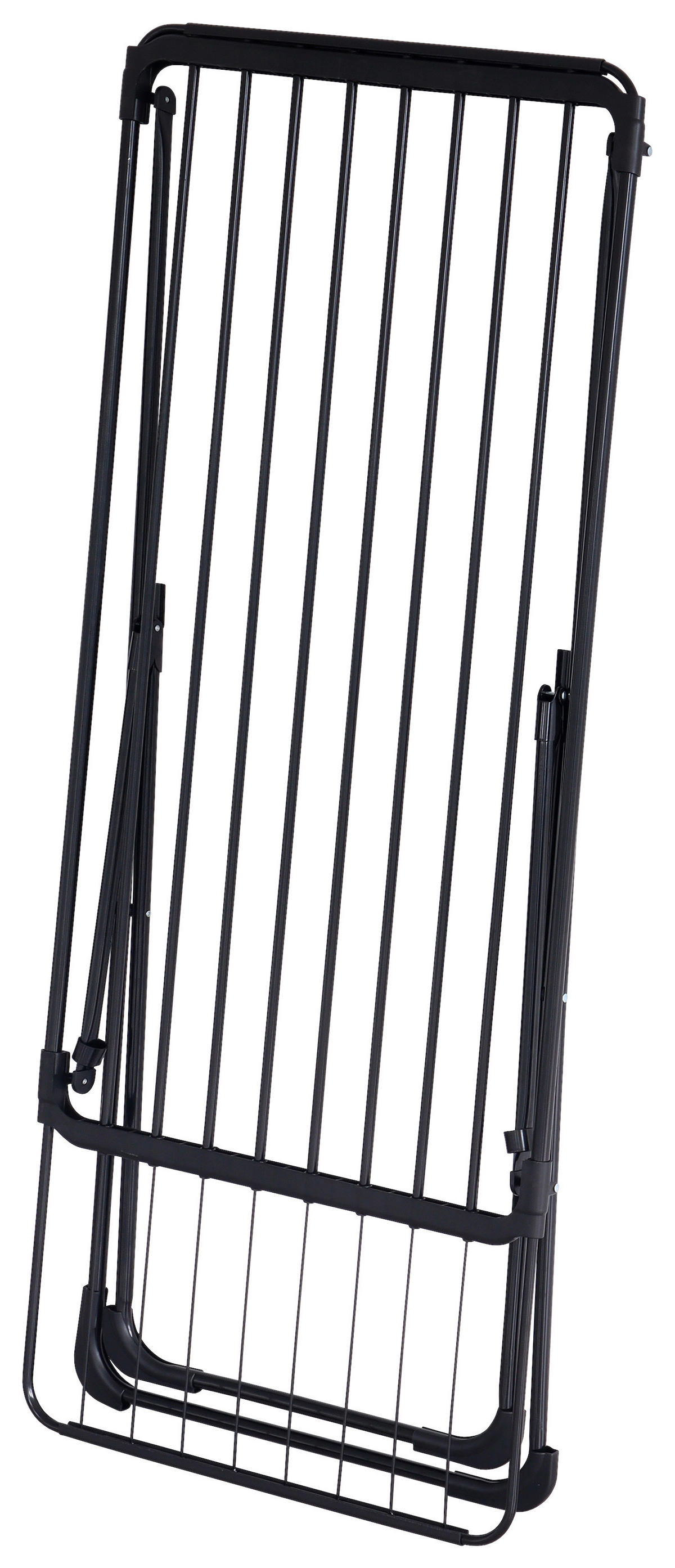 Flügelwäschetrockner silber Teleskop-Wäschetrockner - schwarz/silber (133,00/55,00/4,00cm)