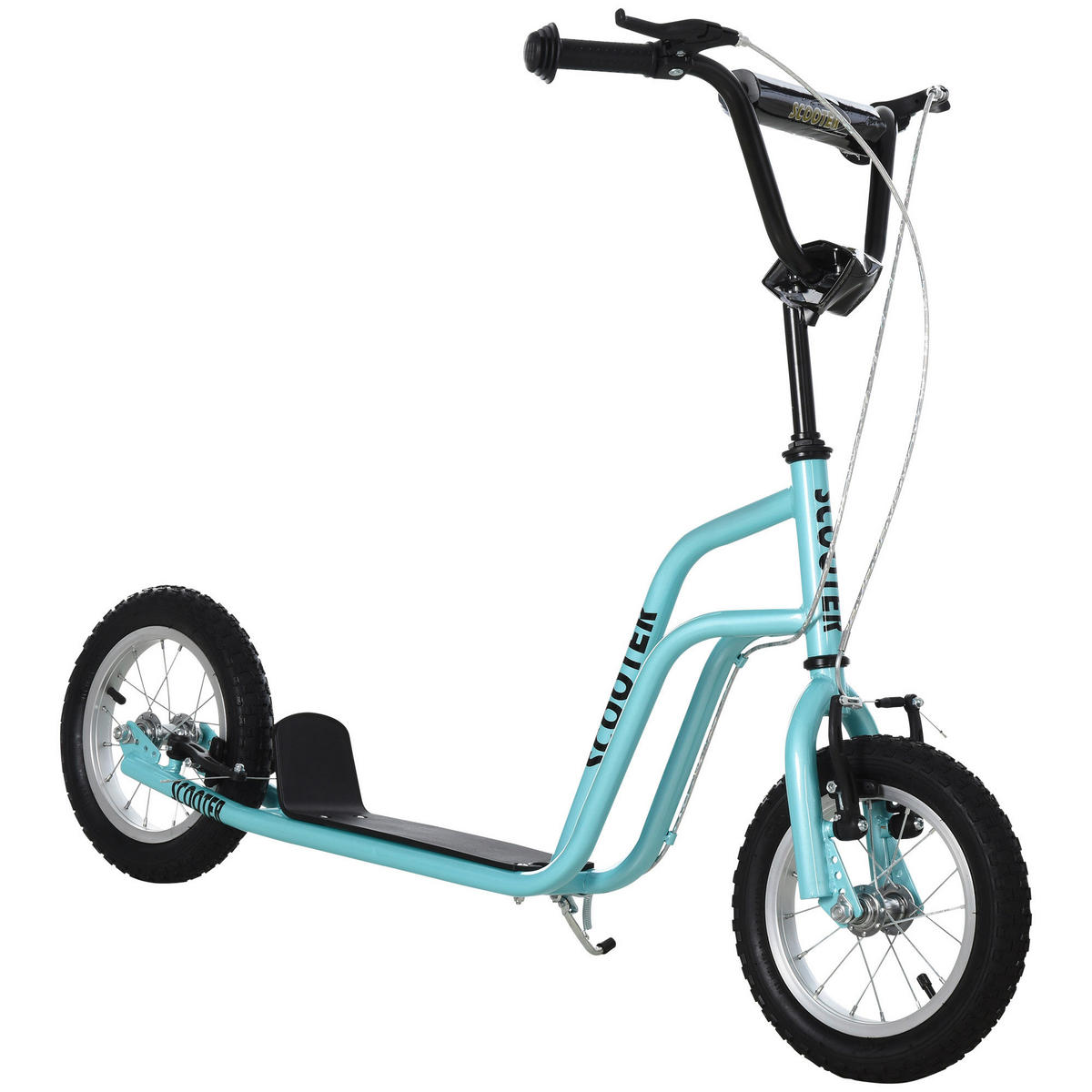 HOMCOM Kinderroller blau Kinderroller - blau (120,00/58,00/80,00cm) - HOMCOM