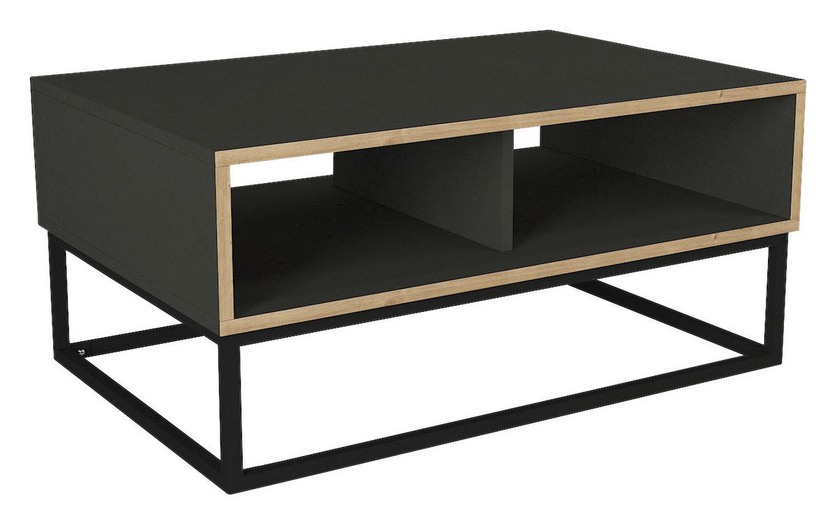Couchtisch Dolores anthrazit Saphir B/H/T: ca. 90x41,6x60 cm Dolores - Saphir/anthrazit (90,00/41,60/60,00cm) - moebel17
