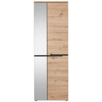 Garderobenschrank Memphis Eiche Artisan Nachbildung Graphit B/H/T: ca. 65x197x38 cm Memphis - Eiche/Graphit (65,00/197,00/38,00cm)