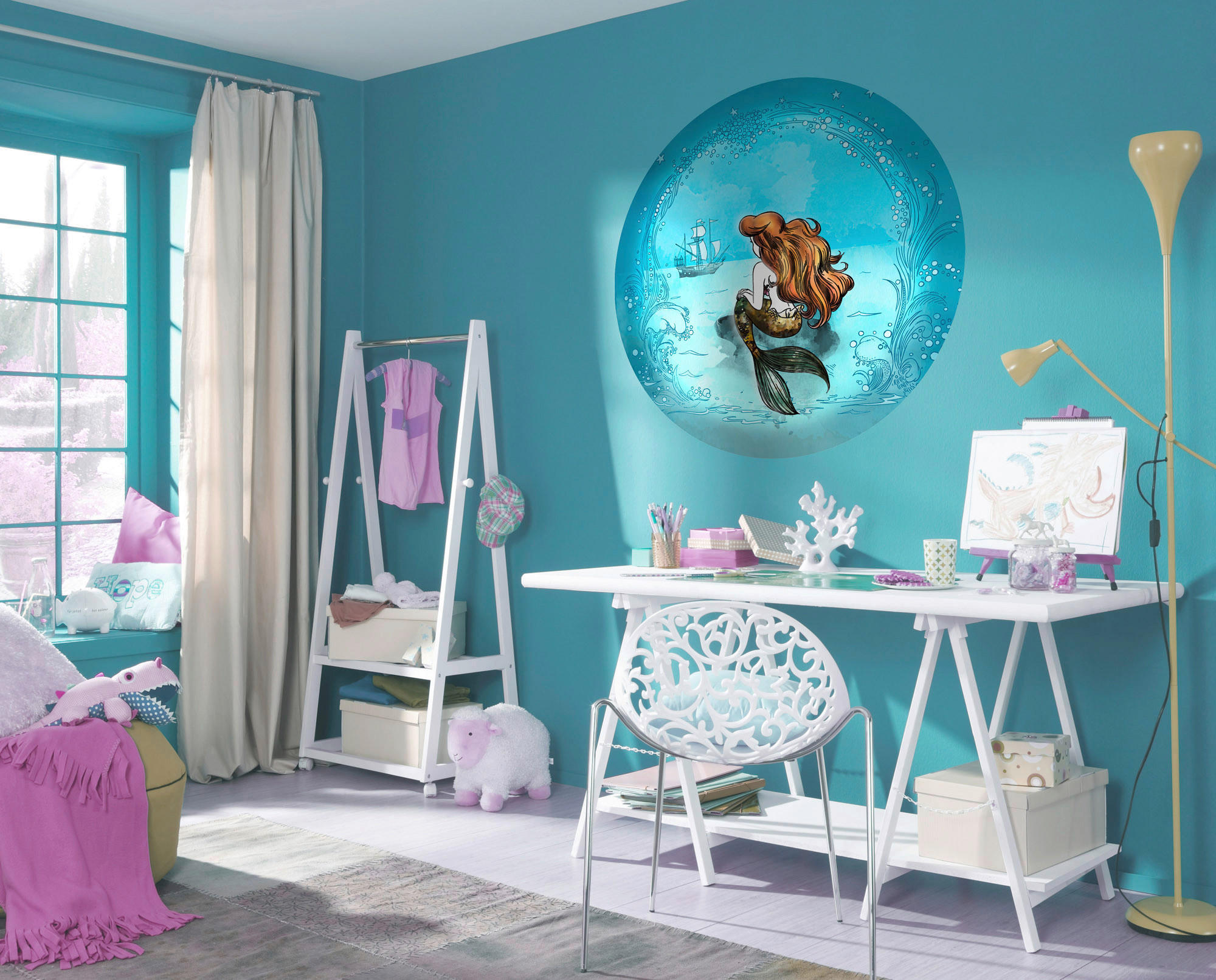 Komar Fototapete Ariel Dreaming D: ca. 125 cm Ariel Dreaming - (125,00cm) - Komar