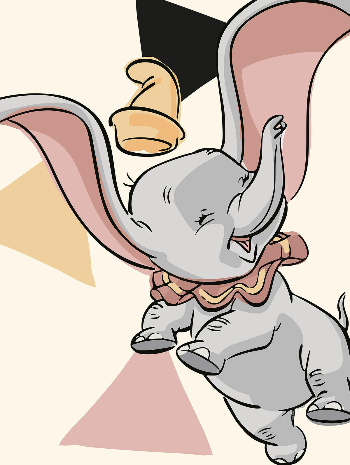 Komar Poster Dumbo Angles Disney B/L: ca. 30x40 cm Dumbo Angles - (30,00/40,00cm) - Komar