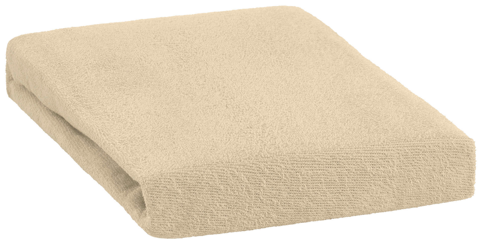 Frottee Spannbetttuch Baby-Spannbetttuch_Frottee 70x140cm - beige (70,00/140,00cm)