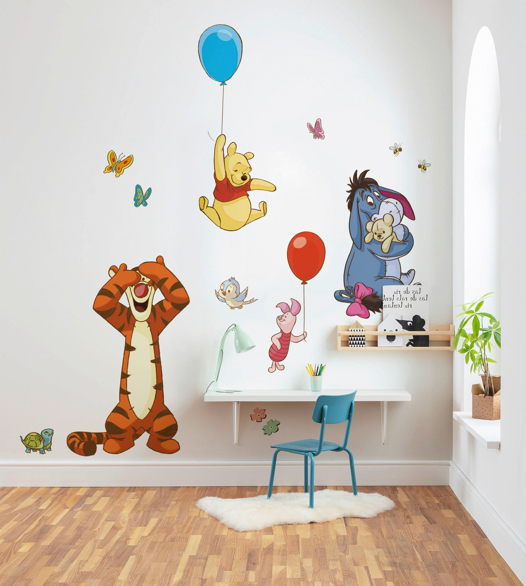 Komar Fototapete Winnie the Pooh and Friends XXL B/L: ca. 127x200 cm Winnie the Pooh and Friends XXL - (127,00/200,00cm) - Komar
